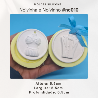 Plaquinha noivo \ noiva 2D
