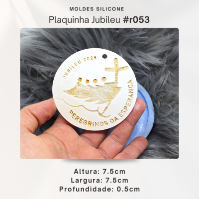 Plaquinha Jubileu 2D