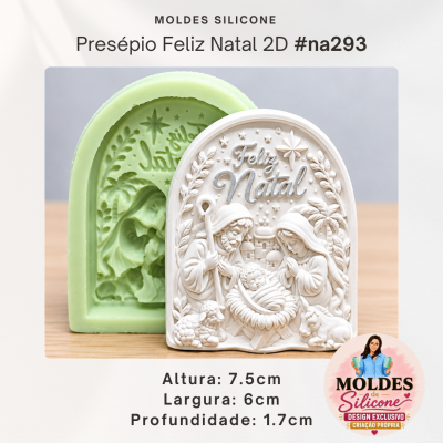 Presépio Feliz Natal 2D