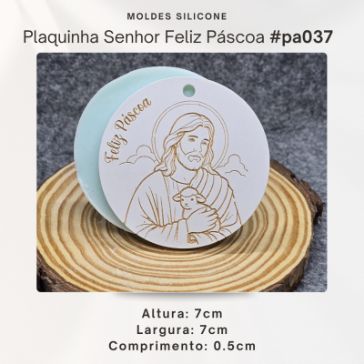 Plaquinha Feliz Páscoa