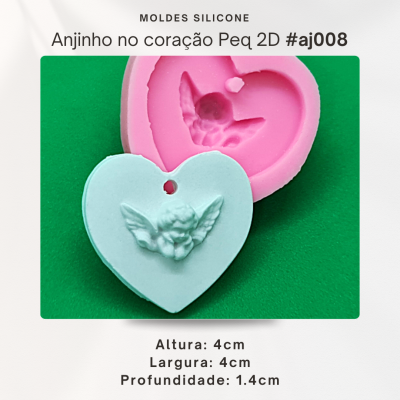 Anjinho no coração pequeno 2D