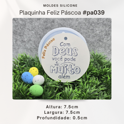 Plaquinha Feliz Páscoa