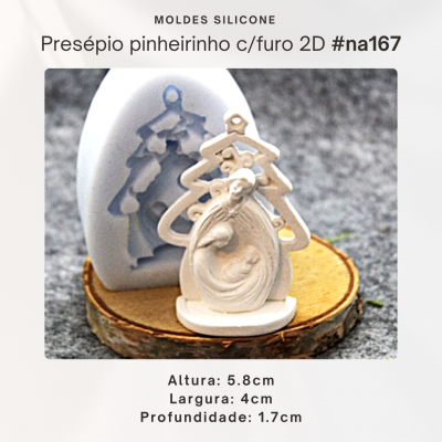 Presépio Pinheirinho c/ Furo 2D