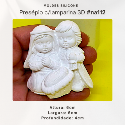 Presépio c/ lamparina 3D