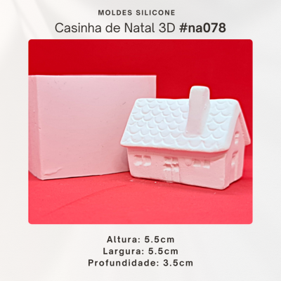 Casinha de Natal 3D
