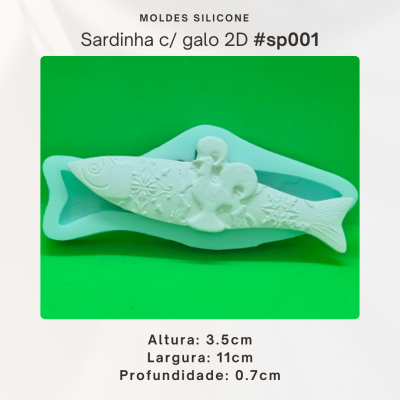 Sardinha com galo 2D