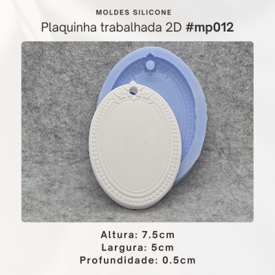 Plaquinha trabalhada 2D