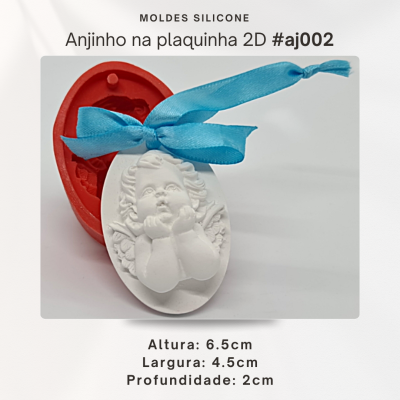 Anjinho na plaquinha 2D