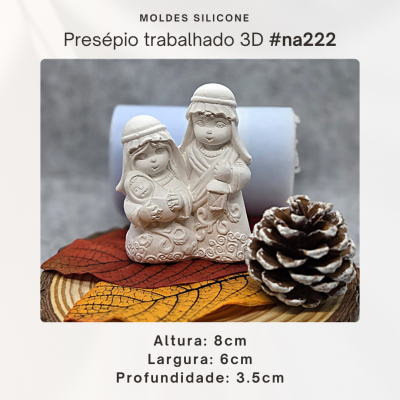 Presépio Trabalhado 3D