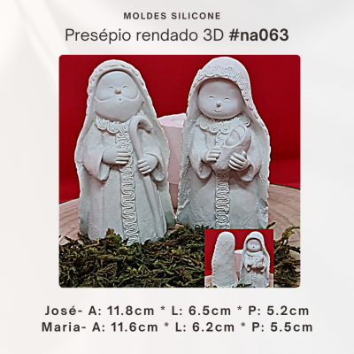 Presépio rendado 3D