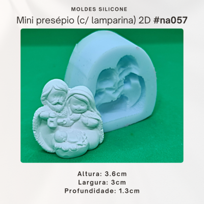 Mini presépio (c/lamparina) 2D