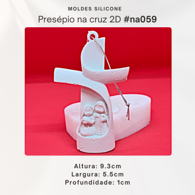 Presépio na cruz 2D