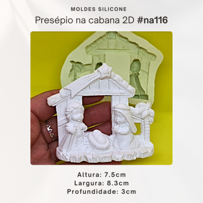 Presépio na cabana 2D