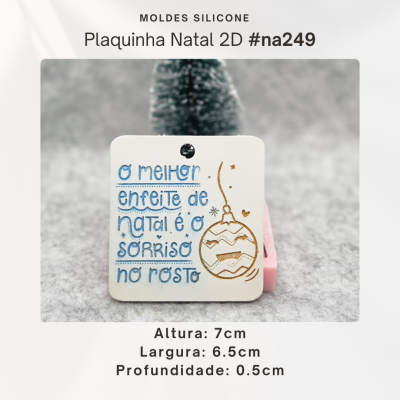 Plaquinha Natal 2D