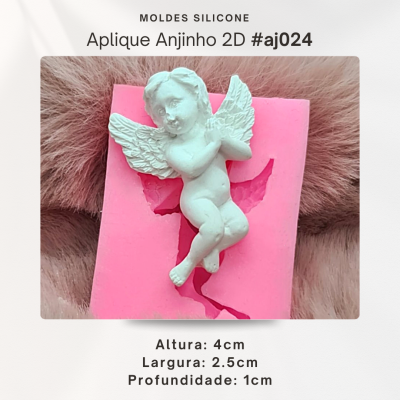 Aplique anjinho 2D