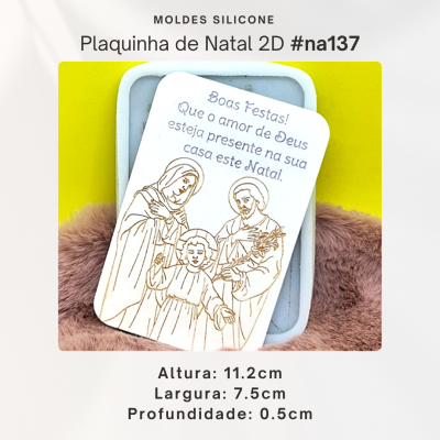 Plaquinha de Natal 2D