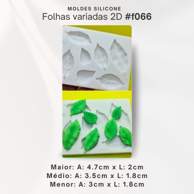 Folhas variadas 2D