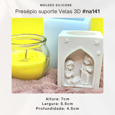 Presépio Suporte Velas 3D