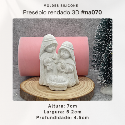 Presépio rendado 3D