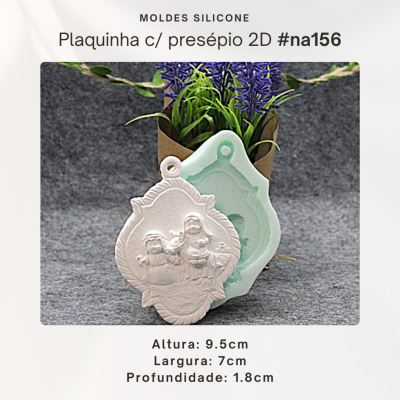 Plaquinha c/ Presépio 2D