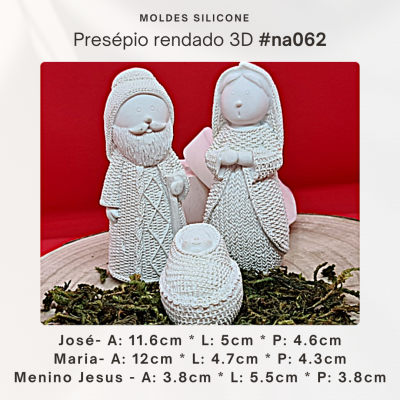 Presépio rendado 3D