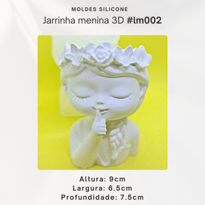 Jarra menina 3D