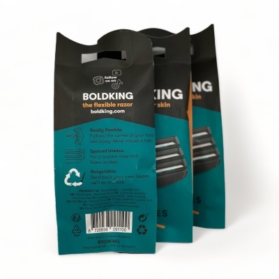 Lâminas Boldking x4 - Pele Normal