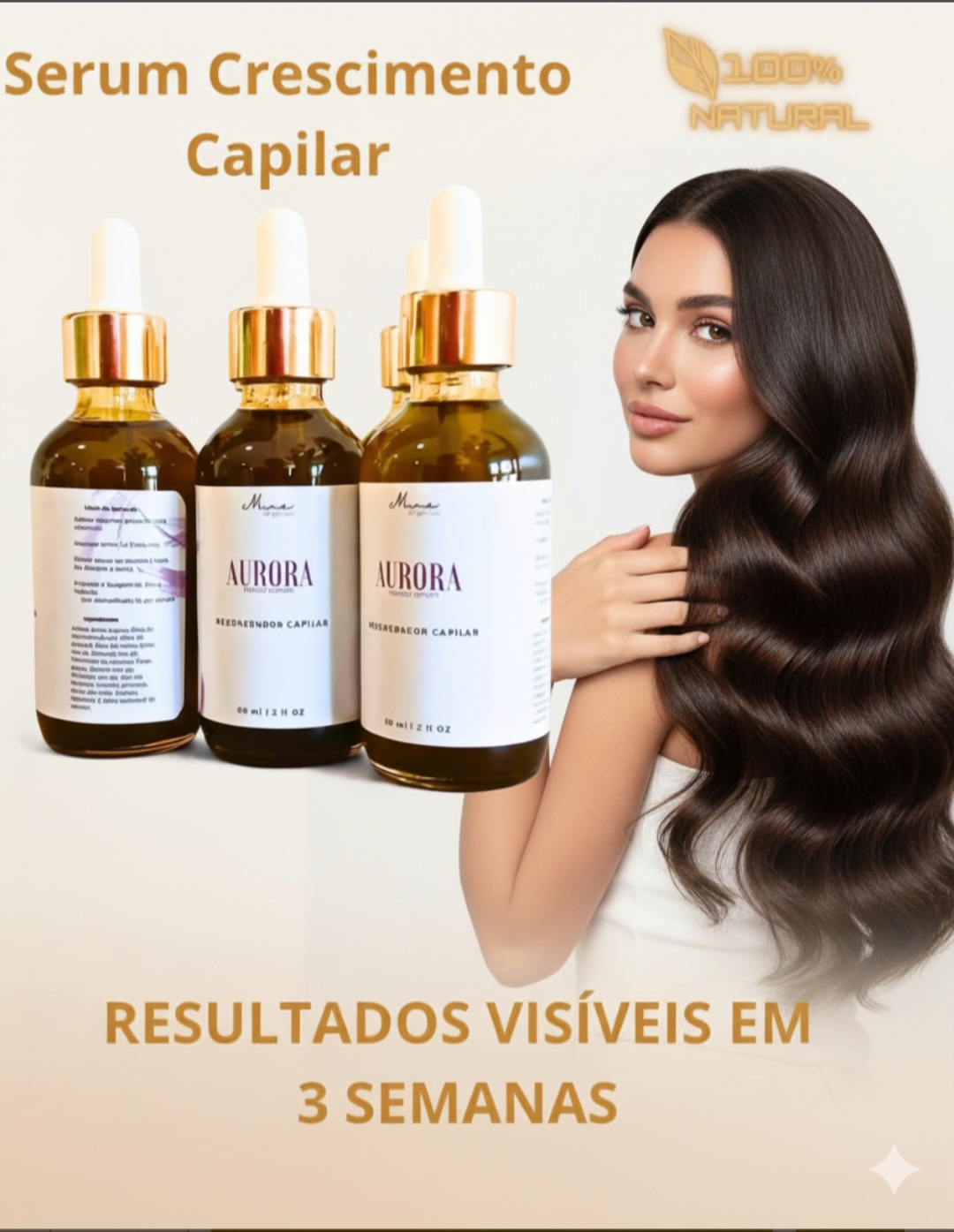 Aurora Herbal Serum – Regenerador Capilar, Facial e de Barba (60ml) Aurora Herbal Serum – Regenerador Capilar, Facial e de Barba (60ml)