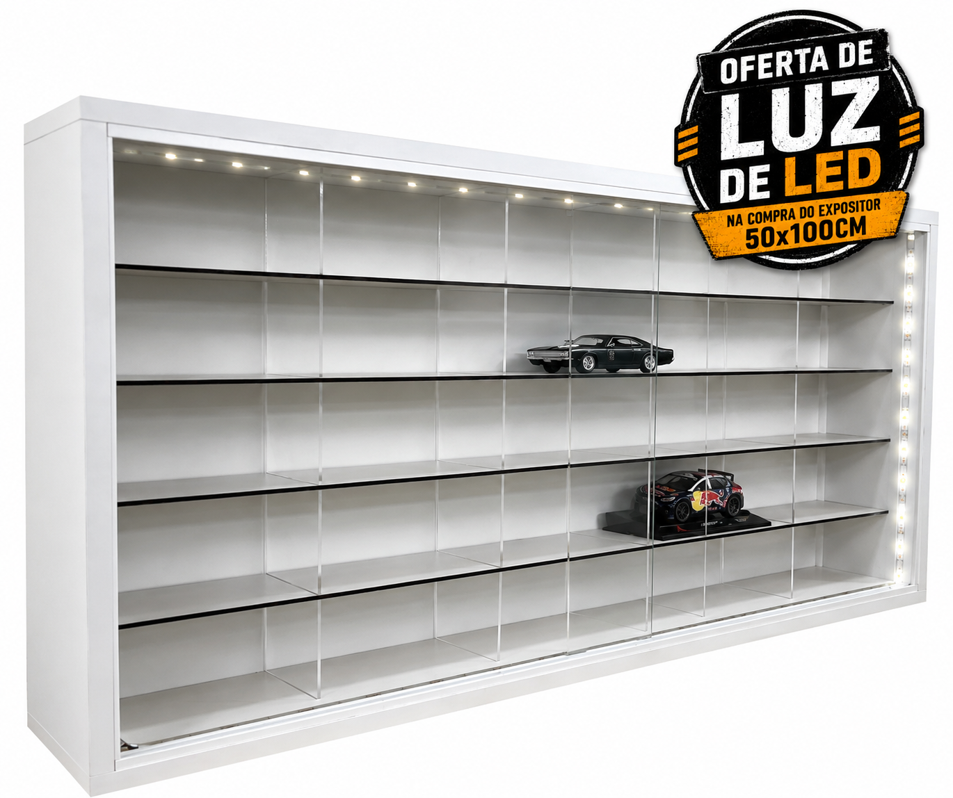 Expositor BOX - Escalas 1/32 e 1/43 com base Expositor BOX - Escalas 1/32 e 1/43 com base
