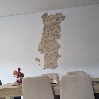 Mapa de Portugal 2D & 3D