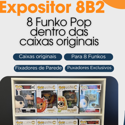 Expositor para Funko Pops - Modelo 8B2