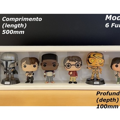 Expositor para Funko Pops - Modelo 6F Expositor para Funko Pops - Modelo 6F