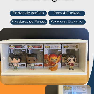 Expositor para Funko Pops - Modelo 4FB Expositor para Funko Pops - Modelo 4FB