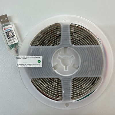  Fita de Luz LED RGB com Controle Remoto