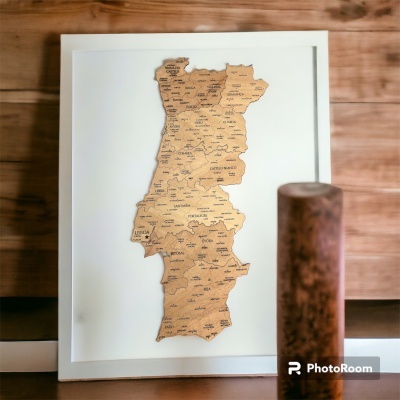 Mapa de Portugal 2D & 3D