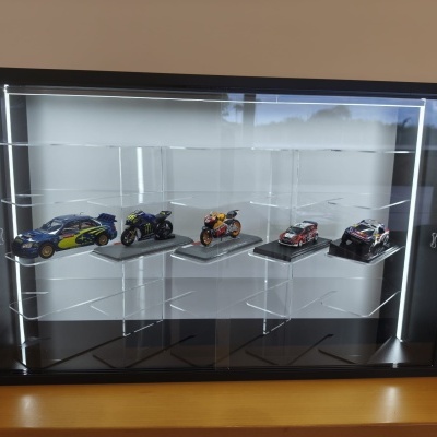 Expositor Ignition  - Motas Escala 1/18 com base, Carros Escala 1/43 com base ou Carros Escala 1/24 sem base