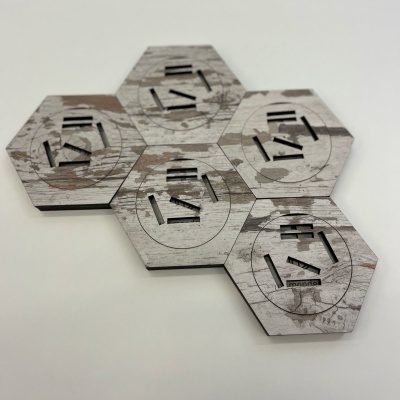 PRIME - Porta-Medalhas Modular Hexagonal