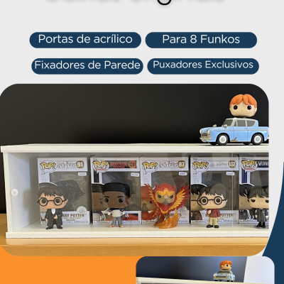 Expositor para Funko Pops - Modelo 8FB Expositor para Funko Pops - Modelo 8FB