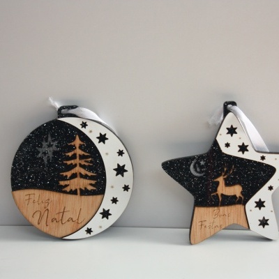 🎄 Estrela - Bolinha de Natal - Especiais🎄