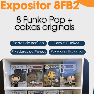 Expositor para Funko Pops - Modelo 8FB2