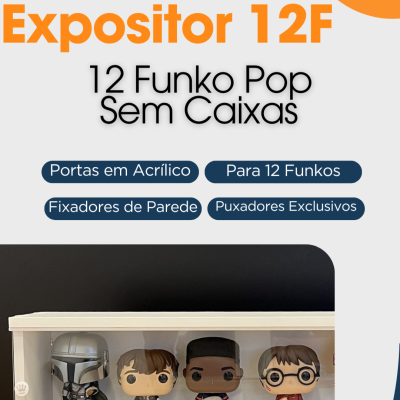 Expositor para Funko Pops - Modelo 12F