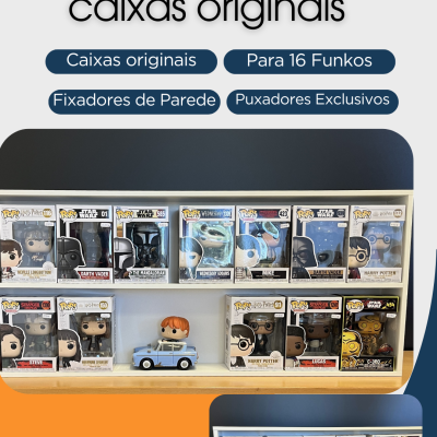 Expositor para Funko Pops - Modelo 16B2 Expositor para Funko Pops - Modelo 16B2