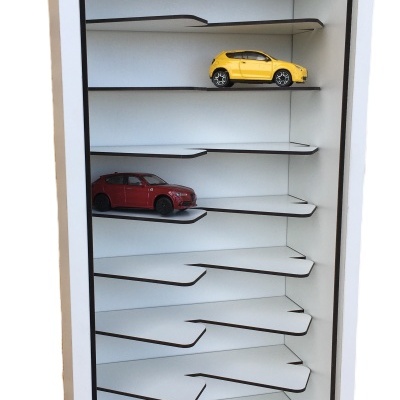 Expositor GTR 1/43 - 50 x 27cm - Branco - OUTLET