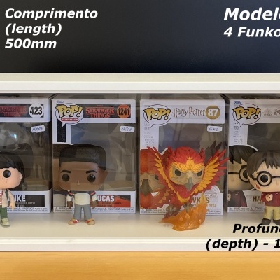 Expositor para Funko Pops - Modelo 4FB Expositor para Funko Pops - Modelo 4FB