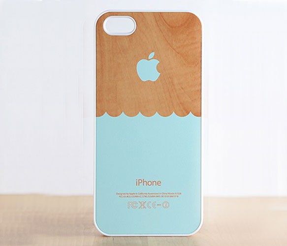 Wooden Waves iPhone Cases
