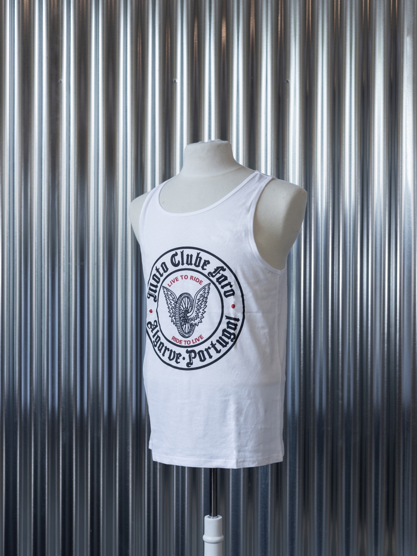 Singlete oficial MCF Branca | Moto Clube Faro Singlete oficial MCF Branca | Moto Clube Faro