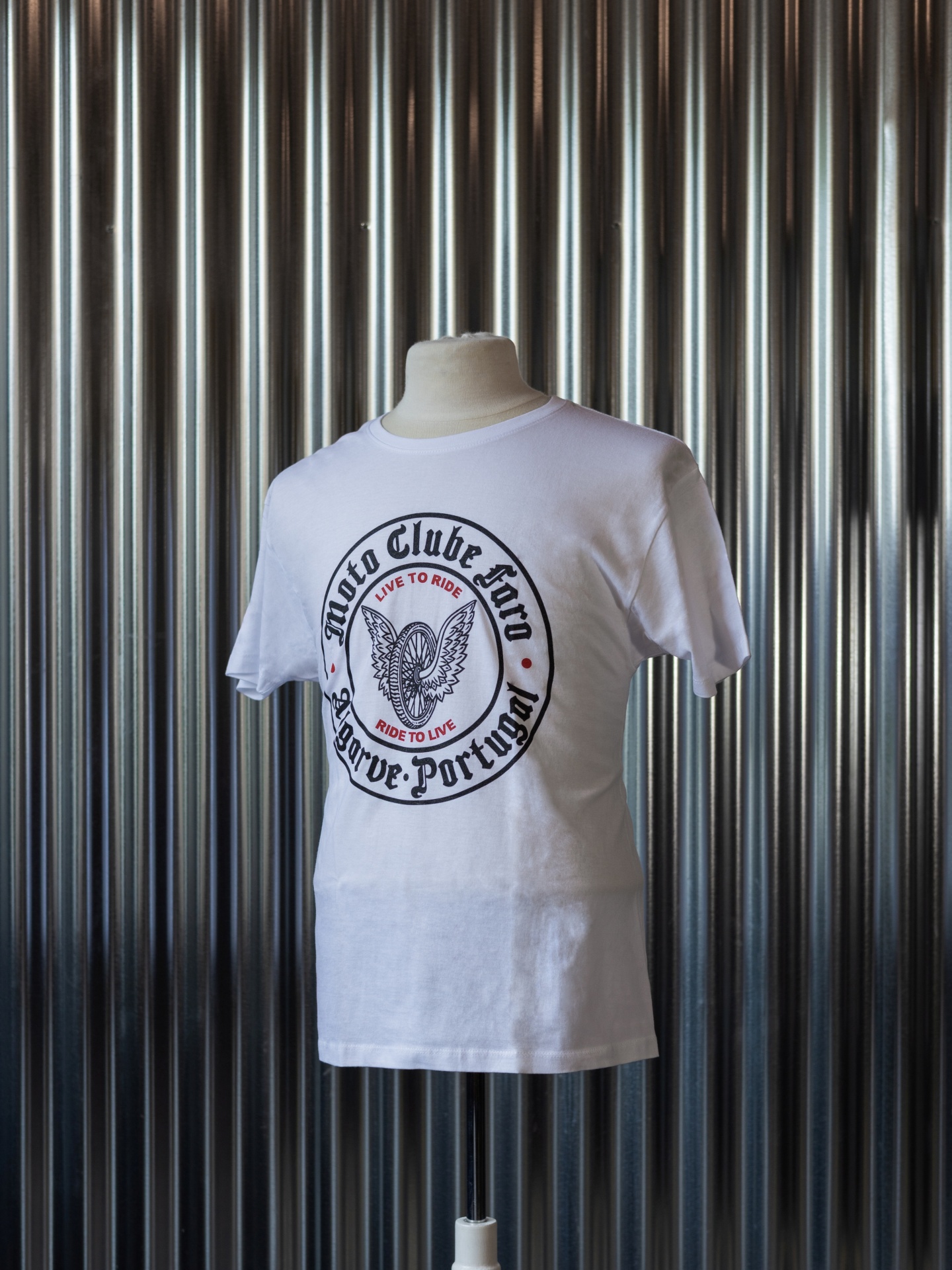 T-shirt Oficial Branca | Moto Clube Faro T-shirt Oficial Branca | Moto Clube Faro