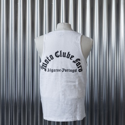 Singlete oficial MCF Branca | Moto Clube Faro Singlete oficial MCF Branca | Moto Clube Faro