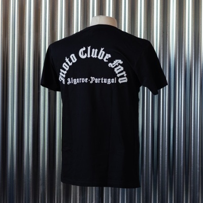 T-shirt Oficial Preta | Moto Clube Faro