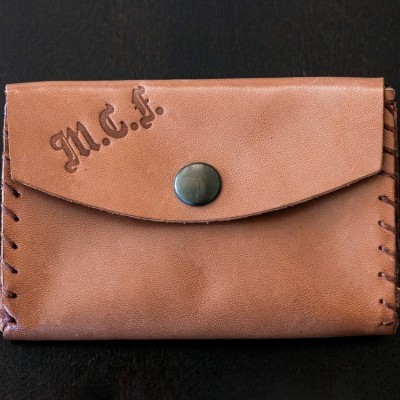 Carteira Pele com 3 divisórias